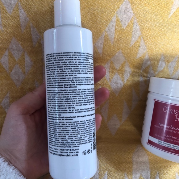 Christophe Robin color shield shampoo 250ml and mask 250ml - Picture 3 of 7